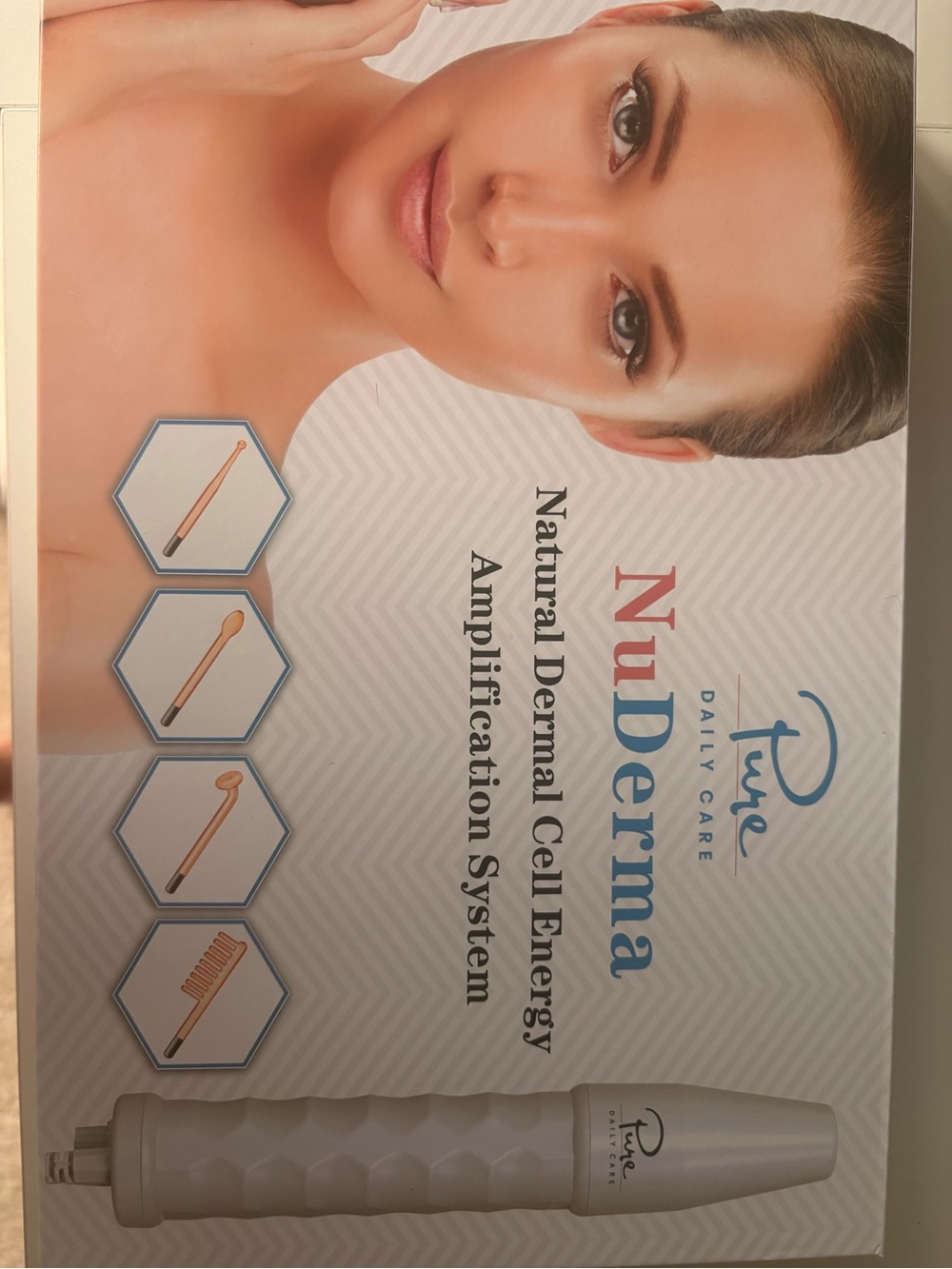 Natural Dermal Cell Energy Device - Pink/Blue